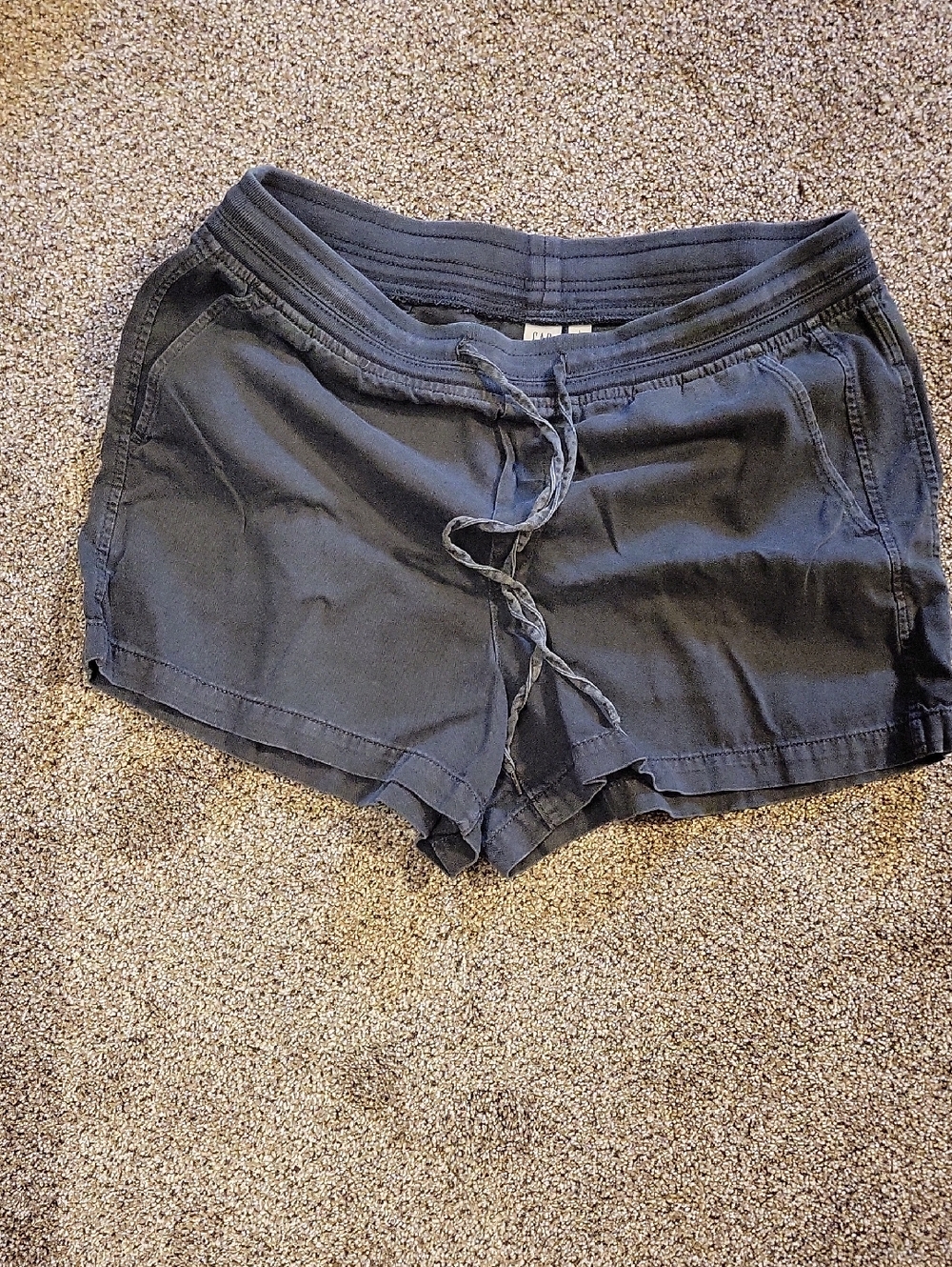 GAP Women's Charcoal Drawstring Athletic Shorts